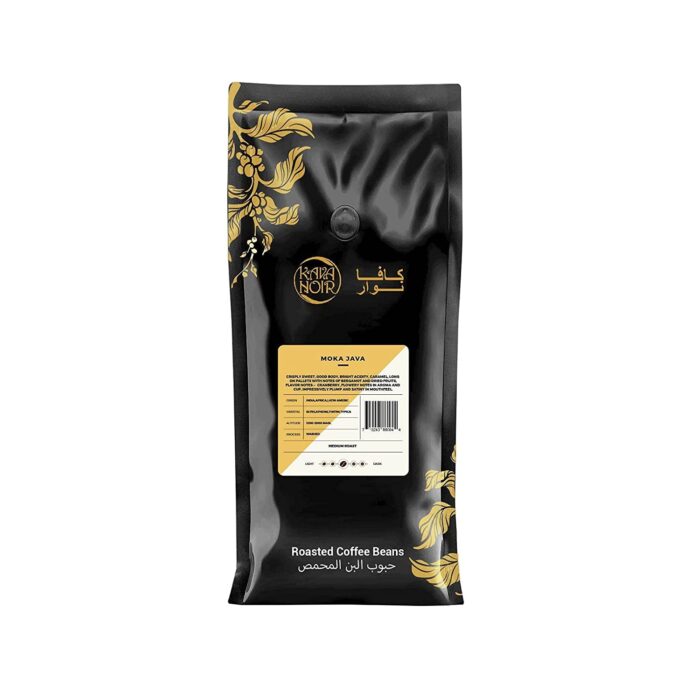 Kava Noir Moka Java Espresso Beans, 100% Arabica, Medium Roast (1 kg) - Image 1